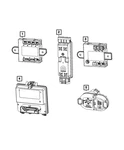Genuine Mopar Lift-gate Module 68591408AB. Fixed Price $119.25.