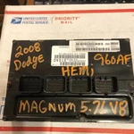2008 Dodge Magnum 5.7L V8 Hemi Ecm Ecu Pcm Engine Computer 05094960AF. Fixed Price $229.99.