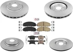 For Chrysler Pacifica 2017-2024 Fwd Front & Rear Coated Disc Brake Rotors Pads. Fixed Price $288.00.