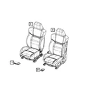 Genuine Mopar Seat Memory Module 68465228AA. Fixed Price $158.70.
