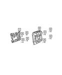 Genuine Mopar Engine Controller Module 68569934AA. Fixed Price $4407.88.