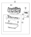Genuine Mopar Lighting Control Module Kit 68611033AB. Fixed Price $267.75.