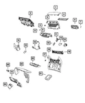 Genuine Mopar Console Switch 68430109AG. Fixed Price $515.16.