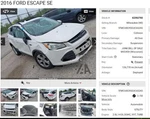 Used Engine Control Module (ecm) Fits: 2016 Ford Escape Electronic. Fixed Price $114.90.
