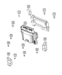 Genuine Mopar Module Bracket 68301656AD. Fixed Price $47.99.