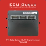 1998 Dodge Dakota 2.5L Mt Engine Computer P56046320 "vin Programmed" Ecm Pcm Ecu. Fixed Price $359.95.