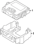 Genuine Volkswagen Control Module 5WA-907-338-B. Fixed Price $271.85.