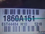 2005 Mitsubishi Outlander Engine Computer Module Ecm Part# 1860A151. Fixed Price $350.00.