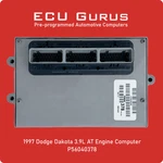 1997 Dodge Dakota 3.9L At Engine Computer P56040378 "vin Programmed" Ecm Pcm Ecu. Fixed Price $279.95.