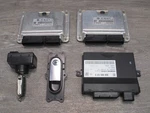 2008 Bentley Continental Gtc 6.0 Bwr Engine Ecu Ecm Keyless Ignition Lock Set. Fixed Price $672.25.