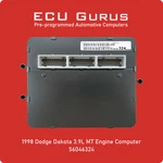 1998 Dodge Dakota 3.9L Mt Engine Computer P56046324 "vin Programmed" Ecm Pcm Ecu. Fixed Price $359.95.