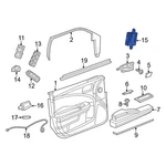 Dodge 68424451AC Front Left Door Control Module. Fixed Price $78.16.