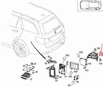 Mercedes-benz W212 Backup Camera Control Unit Bracket A2125454540. Fixed Price $57.88.