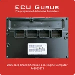 2005 Jeep Grand Cherokee 4.7L Engine Computer P68055273 "vin Programmed" Ecm Ecu. Fixed Price $229.95.