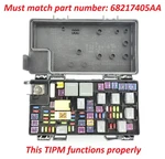 2014 Dodge Grand Caravan Chrysler Town & Country Tipm Fuse Box Module 68217405AA. Fixed Price $155.74.