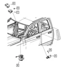 Genuine Mopar 2011 Ram 1500 Occupant Restraint Module Front Left 56054193AC. Fixed Price $282.59.