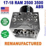 Rebuilt 68347098AA 2017-2018 Dodge Ram 2500 3500 Abs Anti-lock Brake Pump Hcu. Fixed Price $340.00.
