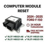 2024-2025 Ford F150 RL3T-14B321-VA Yb Module Reset Service Mail-in. Fixed Price $179.99.
