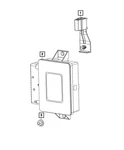 Genuine Mopar Parking Brake Module 68505528AA. Fixed Price $147.50.