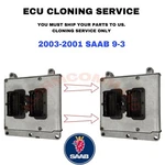 Clone Service Engine Control Module Ecu Ecm For 03 11 Saab 9-3 2.0L Trionic 8. Fixed Price $130.00.