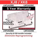 Jaguar XJ8, XK8 Ecu Exchange - LNF1410BB, LNF1410BC, LNF1410BE 5 Year Warranty. Fixed Price $325.00.
