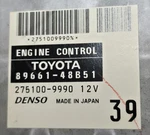 2007 Toyota Highlander Ecm Ecu 89661-48B51 Denso 3.3L Fast Ship Oem. Fixed Price $99.00.