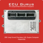 2001 Jeep Grand Cherokee 4.0L Engine Computer P56041783 "vin Programmed" Ecm Pcm. Fixed Price $159.95.