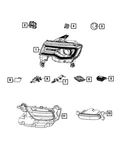 Genuine Mopar Bi-beam Driver Module 68223396AA. Fixed Price $351.05.