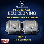 Mercedes Benz Ecu ME9.7 Cloning Service Engine Computer Ecm Plug & Play. Fixed Price $110.00.