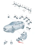 New Audi Q3 F3 Sportback Rear Parking Sensor Control Unit 5QA919283C. Fixed Price $262.33.