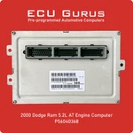 2000 Dodge 5.2L At Engine Computer P56040368 "vin Programmed" Ecm Pcm Ecu. Fixed Price $229.95.