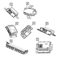 Genuine Mopar Engine Controller Module 68540972AJ. Fixed Price $137.64.