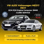 Ecm Pcm Engine Computer Immo Clone Service Vw Audi Volkswagen MED17 ME17. Fixed Price $120.00.