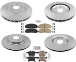 For 2017-2024 Chrysler Pacifica Fwd Coated Disc Brake Rotors Pads Hardware. Fixed Price $373.00.