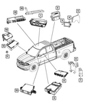 Genuine Mopar Module Bracket 68184654AA. Fixed Price $33.45.