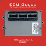 1997 Dodge Van 5.2L Engine Computer P56040371 "vin Programmed" Ecu Ecm Pcm. Fixed Price $279.95.