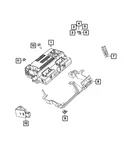 Genuine Mopar Fuse Block Bracket 68158699AA. Fixed Price $36.66.