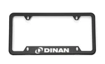 Dinan Black Stainless Steel License Plate Frame Genuine Motorsports. Fixed Price $32.00.