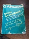 Official Service Book Manual Volkswagen Transporter Campmobile Bus Rare Read. Fixed Price $49.95.