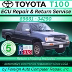 89661-34290 T100 Toyota Ecu Repair Service Quality 5 Year Warranty. Fixed Price $225.00.