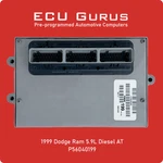 1999 Dodge 5.9L Diesel At Firewall Computer P56040199 "vin Programmed" Pcm. Fixed Price $749.95.