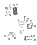 Genuine Mopar Engine Controller Module 68342093AA. Fixed Price $520.46.