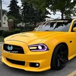 Pair Rgb Led Headlights Fit Dodge Charger 2011-2014 W/sequential Plug-and-play. Fixed Price $374.99.