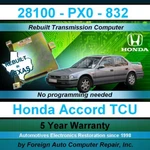 28100-PX0-832 Honda Accord Tcu Excellent Condition, Clean Board, 5 Yr Warranty. Fixed Price $250.00.