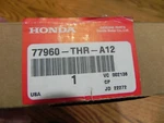 Genuine Honda Srs Unit (rewritable) (77960-THR-A12). Fixed Price $400.00.