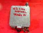 03 Honda Civic Ex Mtx Ecm Ecu Module 37820-PLR-L06 Manual. Fixed Price $139.99.