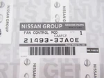 Genuine Oem Nissan Infiniti 21493-3JA0E Engine Cooling Fan Control Module. Fixed Price $158.23.