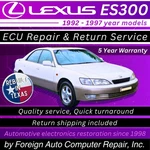 Repair & Return Of Your Lexus ES300 Ecu (1992 - 1997) 5 Year Warranty. Fixed Price $225.00.