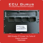 2003 Chrysler Pt Cruiser 2.4L Turbo Computer P05033065 "vin Programmed" Ecm Ecu. Fixed Price $329.95.