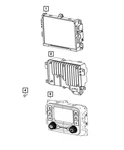 Genuine Mopar Multi Media Radio 68317978AR. Fixed Price $1805.73.